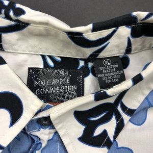 Pineapple Connection Shirts - Pineapple Connection Mens XL Hawaiian Shirt Floral Pineapple Connection Shirts - Pineapple Connection Mens XL Hawaiian Shirt Floral